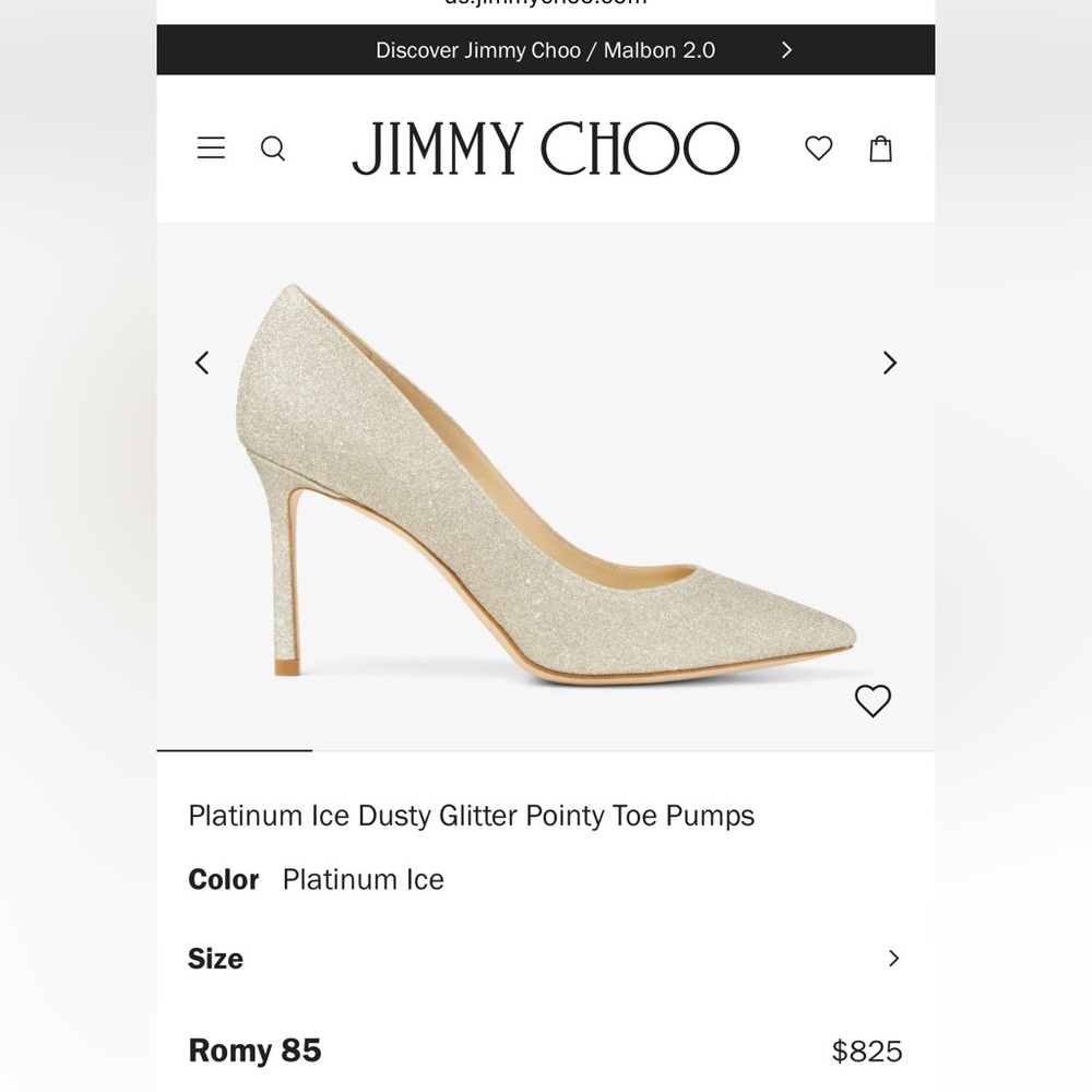 Jimmy Choo Romy 85 Heels - Picture 9 of 9